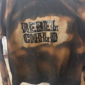 Distressed Black Rebel Child Sweatshirt